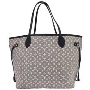 Louis Vuitton Navy Monogram Idylle Neverfull MM Tote Bag M40514 CA1152 135705